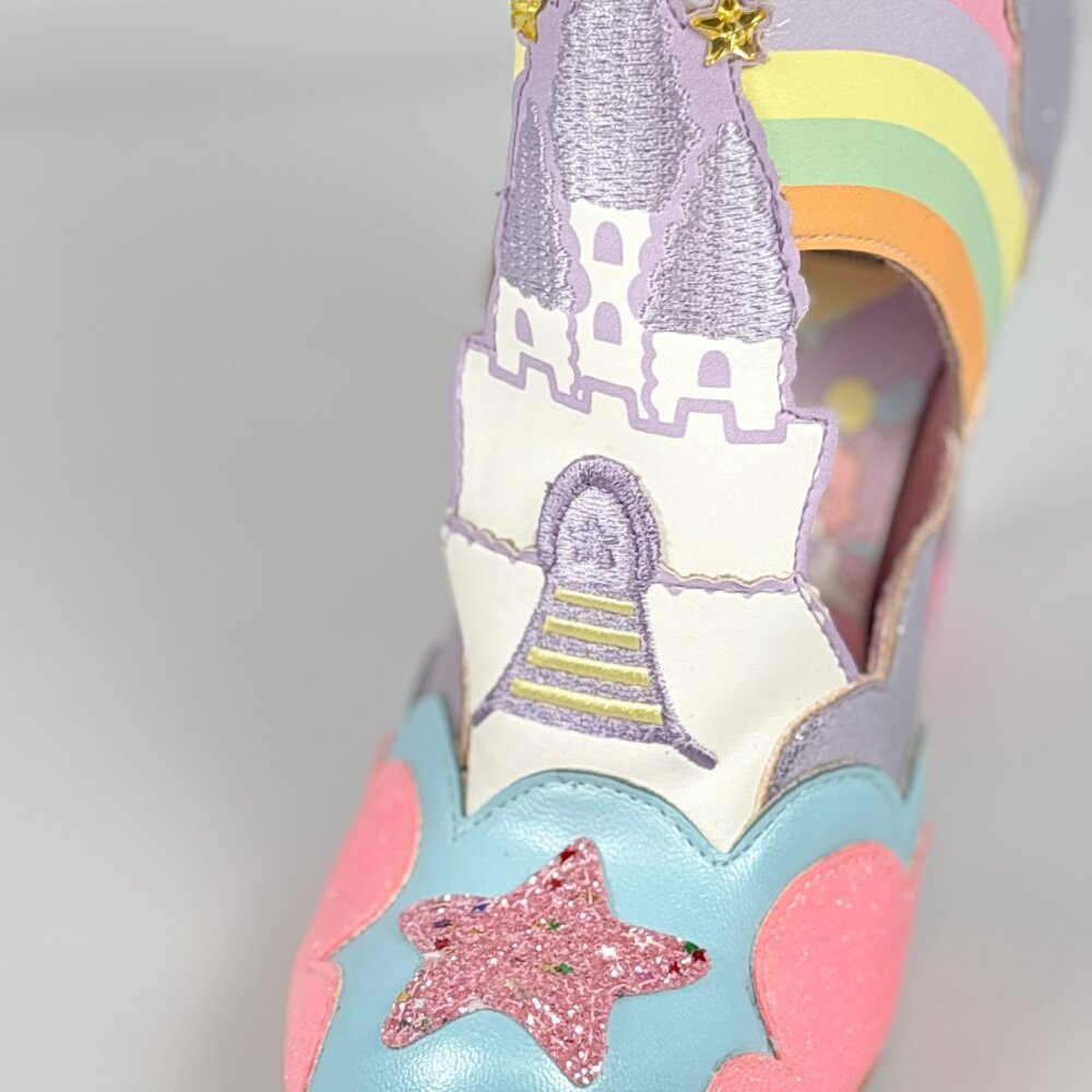 Irregular Choice x Sanrio Smiling Down At You Little Twin Stars Heels – Size 40 - Picture 8 of 10